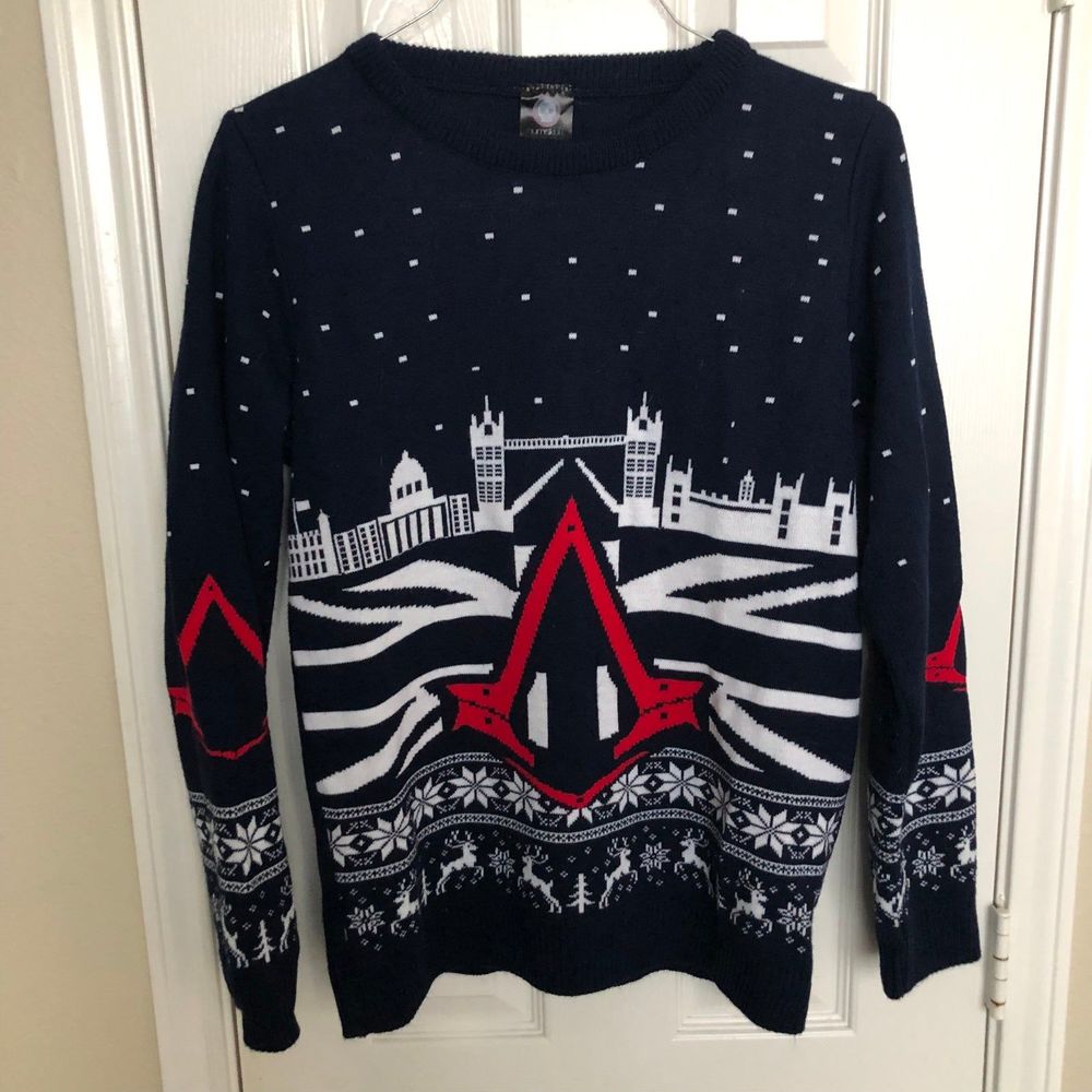 Assassins Creed Christmas Sweater Jumper by Numskull Size Medium